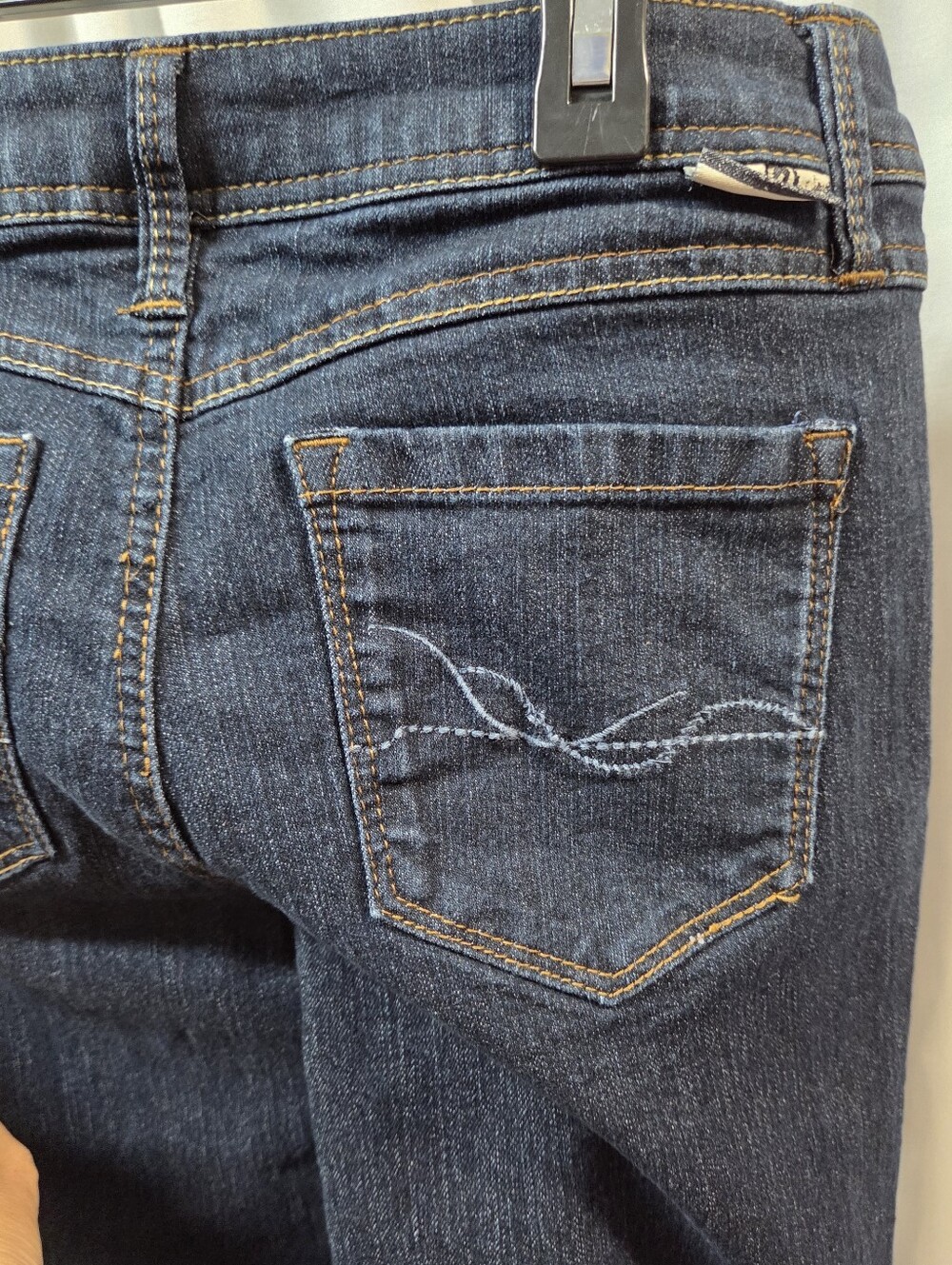 17/21 Exclusive Denim Dark Blue Bootcut Jeans - Picture 4 of 7